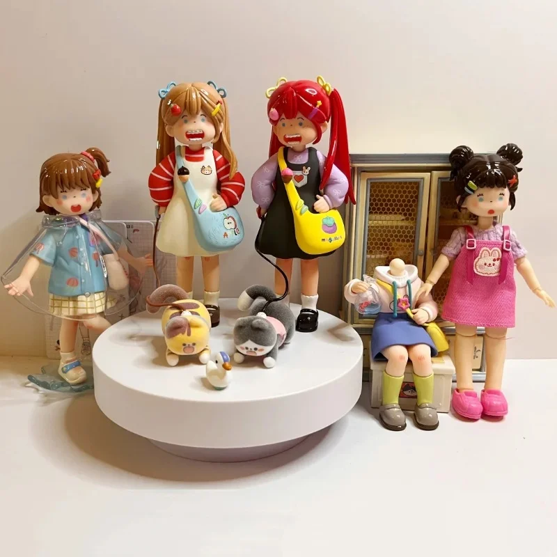 

In Stock Genuine SUKI MyFriends Series Blind Box Desktop Ornament Mysterious Box Kawaii Action Figures Surprise Xmax Toy Gifts