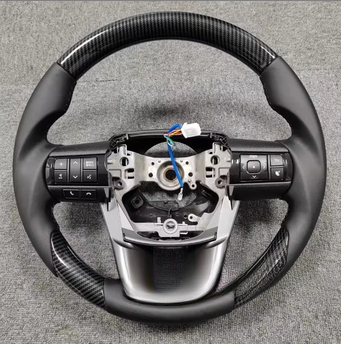 For Hilux LC79 Fortuner 2015+ Steering wheel modification high temperature resistance anti slip breathable