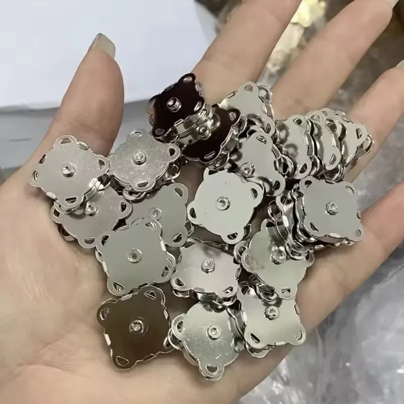 1/20Set Persegi Magnetik Snap Pengencang Gesper Tombol Tas Tangan Dompet Dompet Tas Kerajinan Aksesoris 14Mm 18Mm Pilih Warna