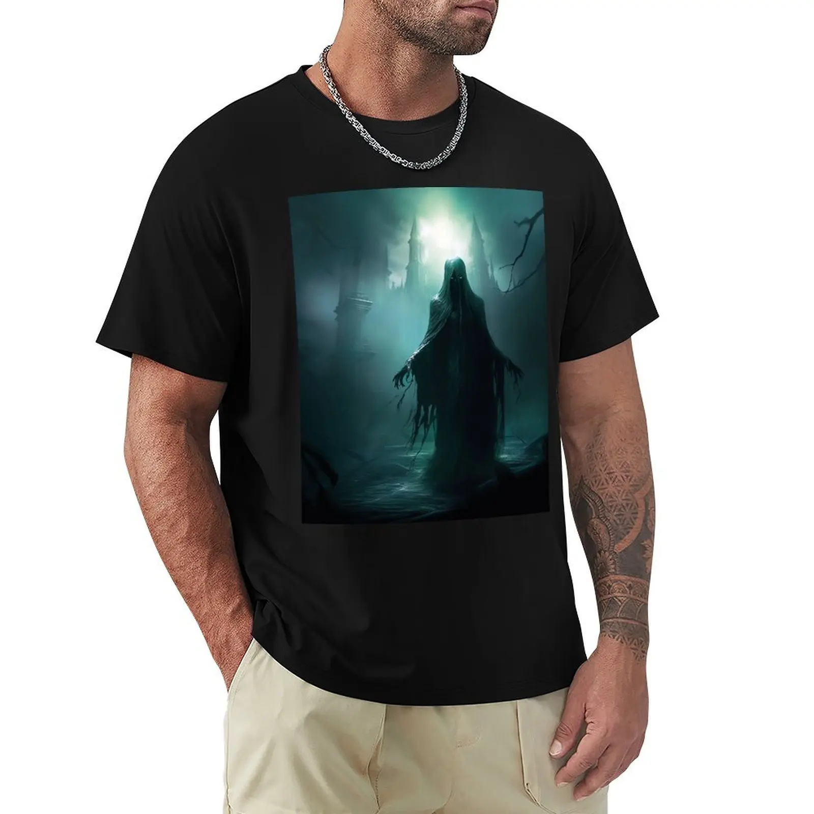 terrifying specter T-Shirt Anti-Pilling Casual T-Shirt