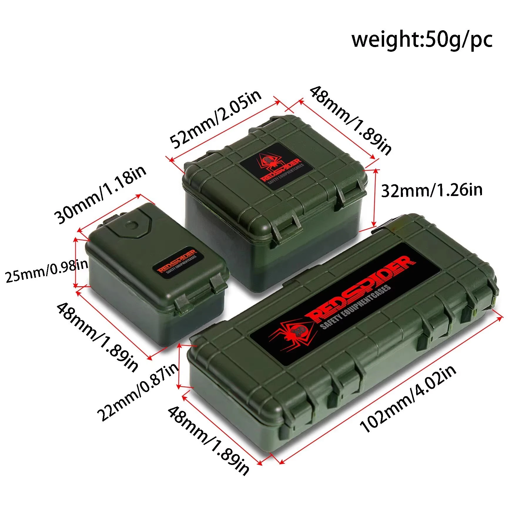 3PCS 1:10 Decor Accessories Plastic Storage Box for Axial SCX10 TRX4 TRX6 D90 Tamiya CC01 Car Truck Screw Box