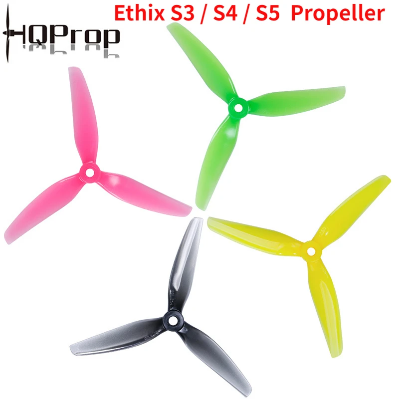 20/10/4 pairs HQ Ethix S3/S4/S5 3 blade Poly Carbonate CW CCW Props Propeller For RC FPV Traversing Machine Drones Spare Parts