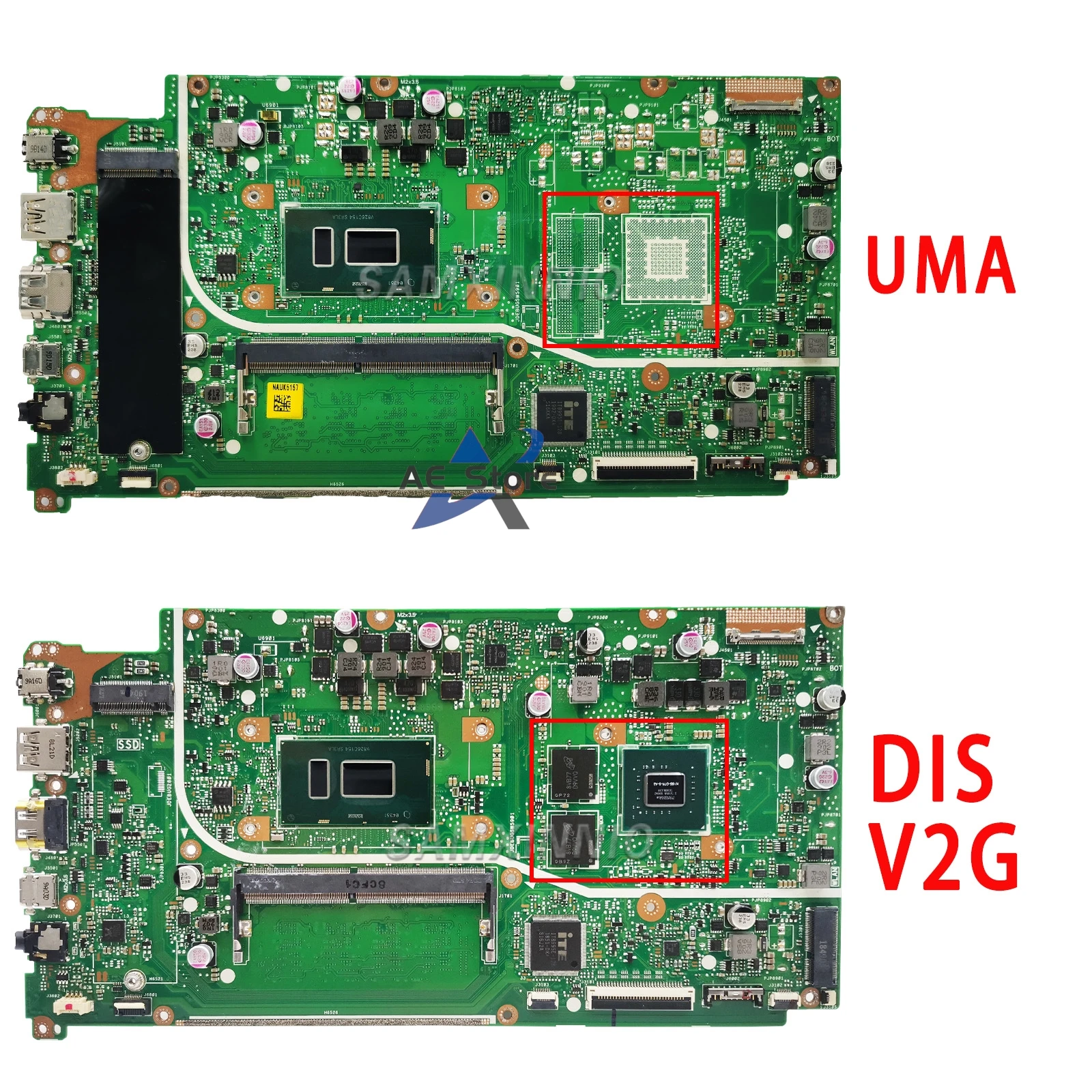 X512UF Материнская плата ASUS X512U X512UA X512UB F512U A512U Y5100U V5000UA материнская плата для ноутбука 4417U i3 i5 i7 Gen 4GB-RAM