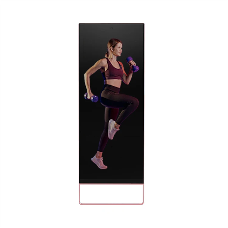 32 43 Inch Workout Digital Display Android 11 Wifi Interactive Touch Smart Fitness Mirror Kiosk
