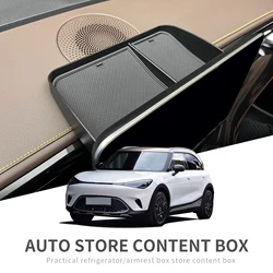 Smabee Dashboard Storage Box for Smart #1 #3 Smart 1 Organizer Holder Screen Back Hidden Container Tray Accessories Tidying