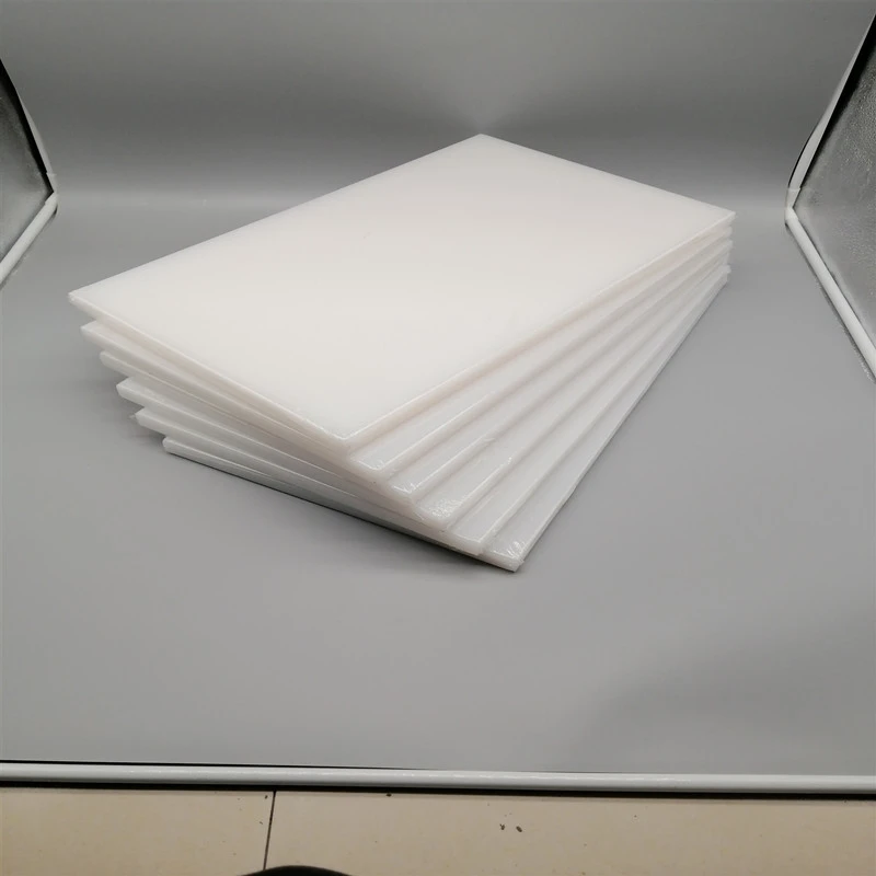 1/2/3pcs White PP Food Grade Plastic Board Processing Wear-resistant Waterproof Board Customization Thick 5/6/8/10/12/15/20mm