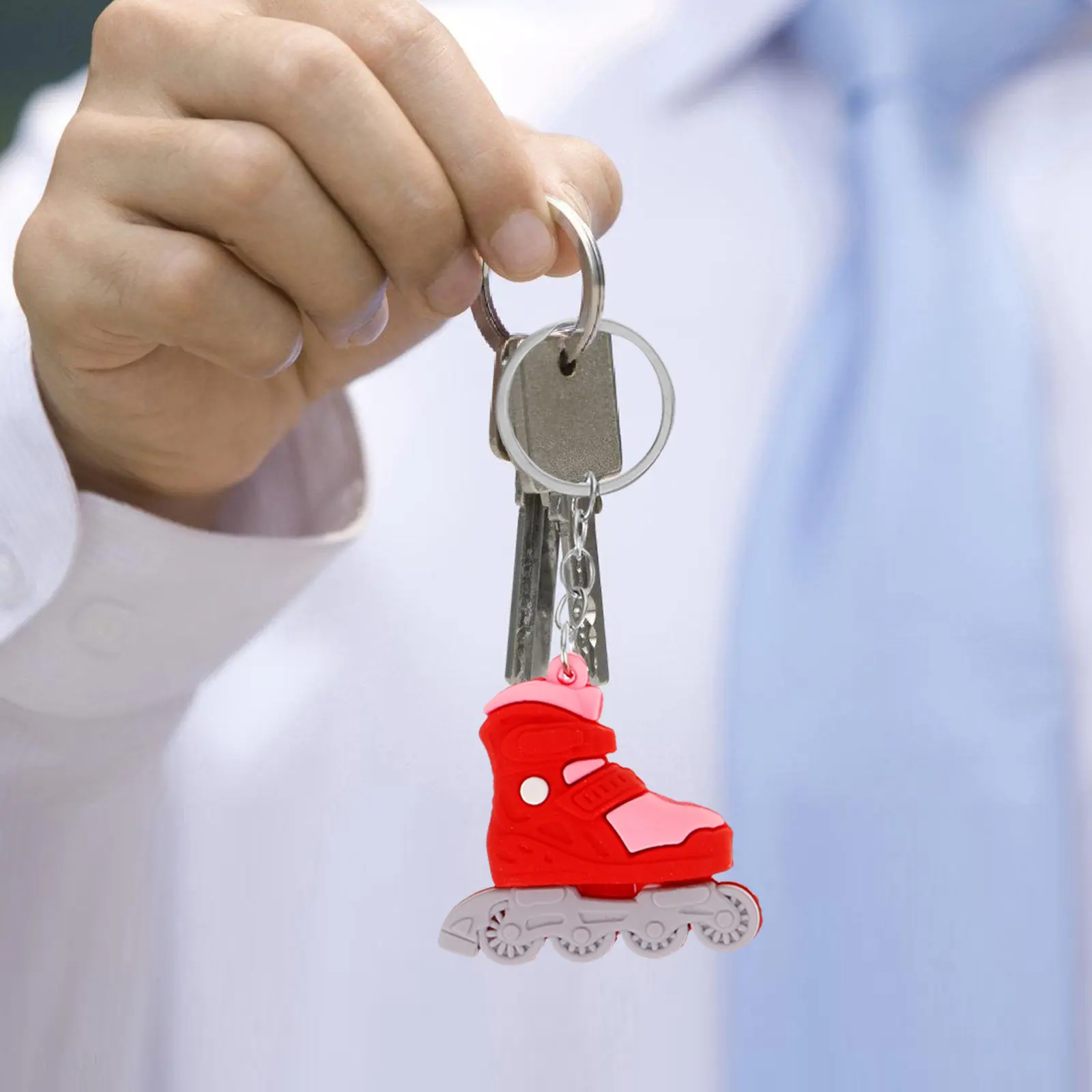 

Набор из 4 брелоков-роликовых коньков: художественный дизайн, элегантный внешний вид, подвеска для сумки, украшение для рюкзака, кавайный стиль