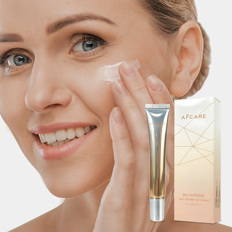 6% Caffeine Eye Cream & 1% Retinol Eye Serum Combo - Rapid Dark Circle Reduction Wrinkle Repair Anti-Aging under Eyes Treatment