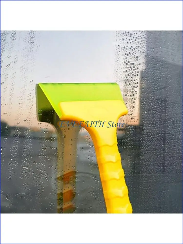 

124B Стеклоочиститель увеличенной длины, противоскользящая ручка, скребок для льда, инструмент для швабры для окон