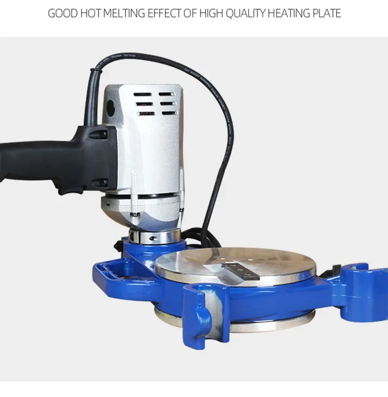 PE PPR PVDF plastic pipes Hot melt Butt welding machine Two ring 63-160/200mm Butt welder Manual Hot melt Welding machine