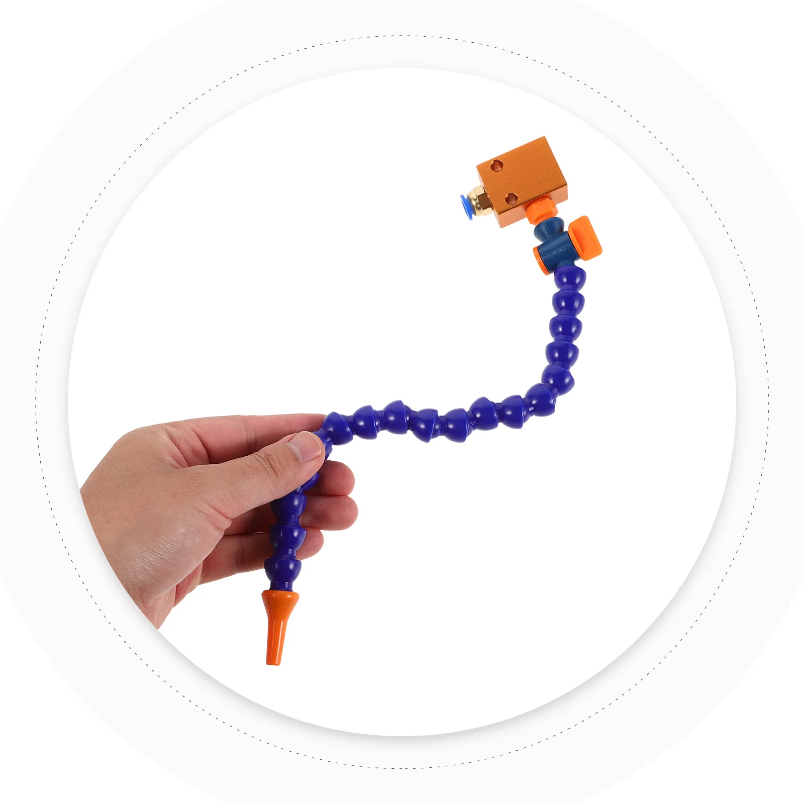 

Flexible Air Tube Nozzle Plastic Round Cooling Pipe Hose For Lathe Cnc Mist Coolant Spray System Tool Blower Accessory