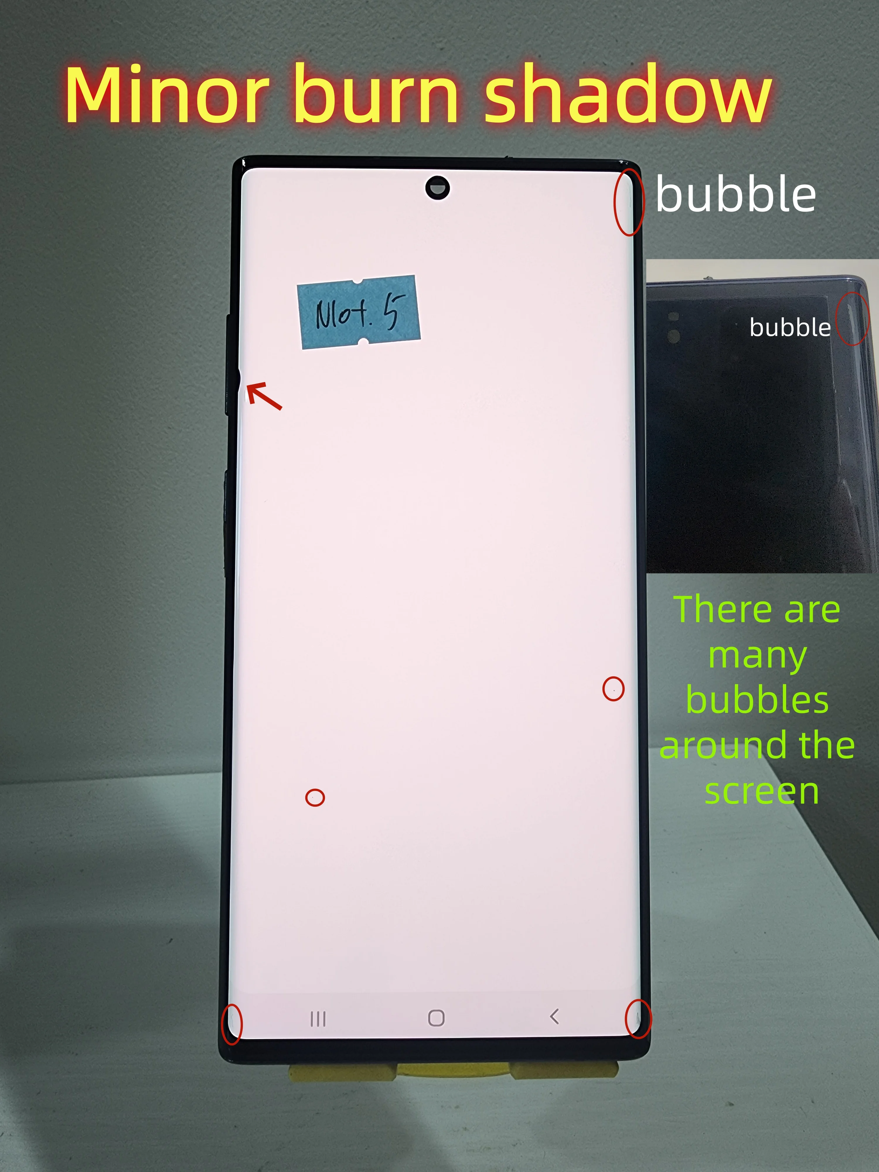 AMOLED For Samsung Galaxy Note10+ 5G N975F N975F/DS N975U Note 10 Plus LCD Display Touch Point Replacement Screen Digitizer