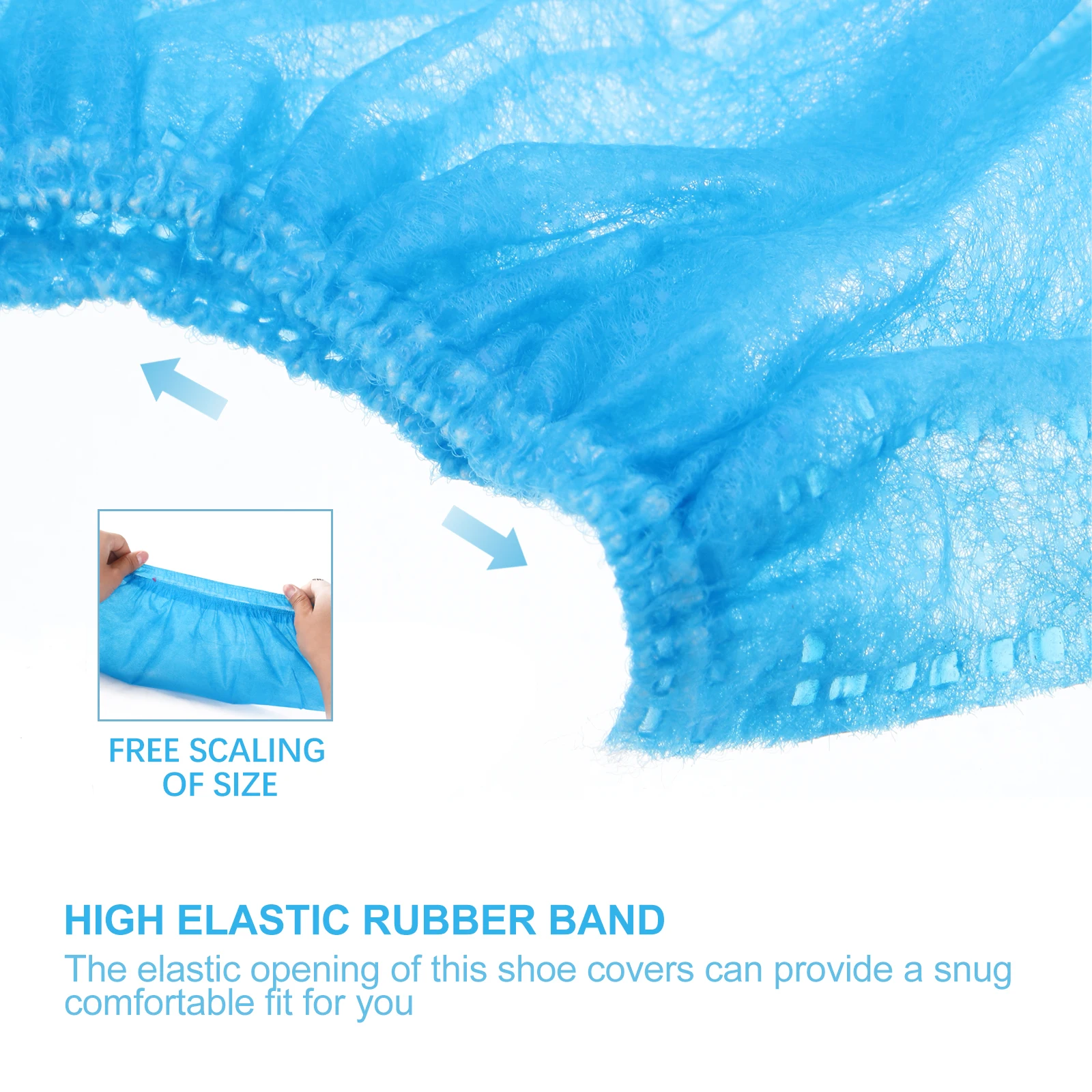 

100 Pcs Dustproof Anti-slip Shoe Cover Non-woven Fabric Shoes Protector Breathable Disposable Home Travel Camping Hiking Shoe