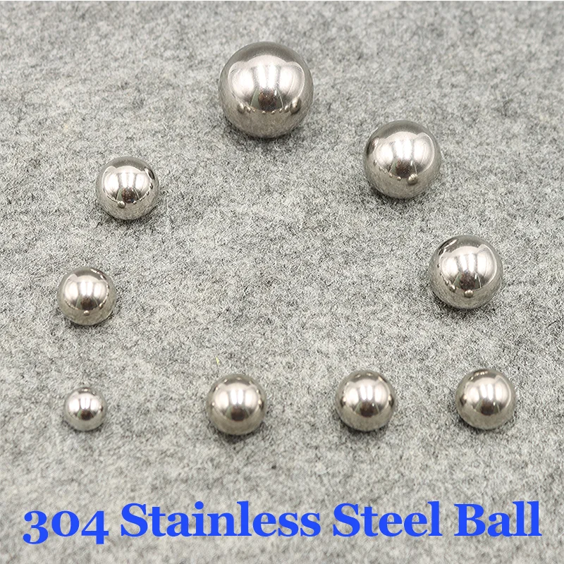 304 Stainless Steel Solid Smooth Round Balls 2 3 4 5 6 7 8 9-25mm Precision Bearing Ball Corrosion Rust for MTB Kid Bike Scooter