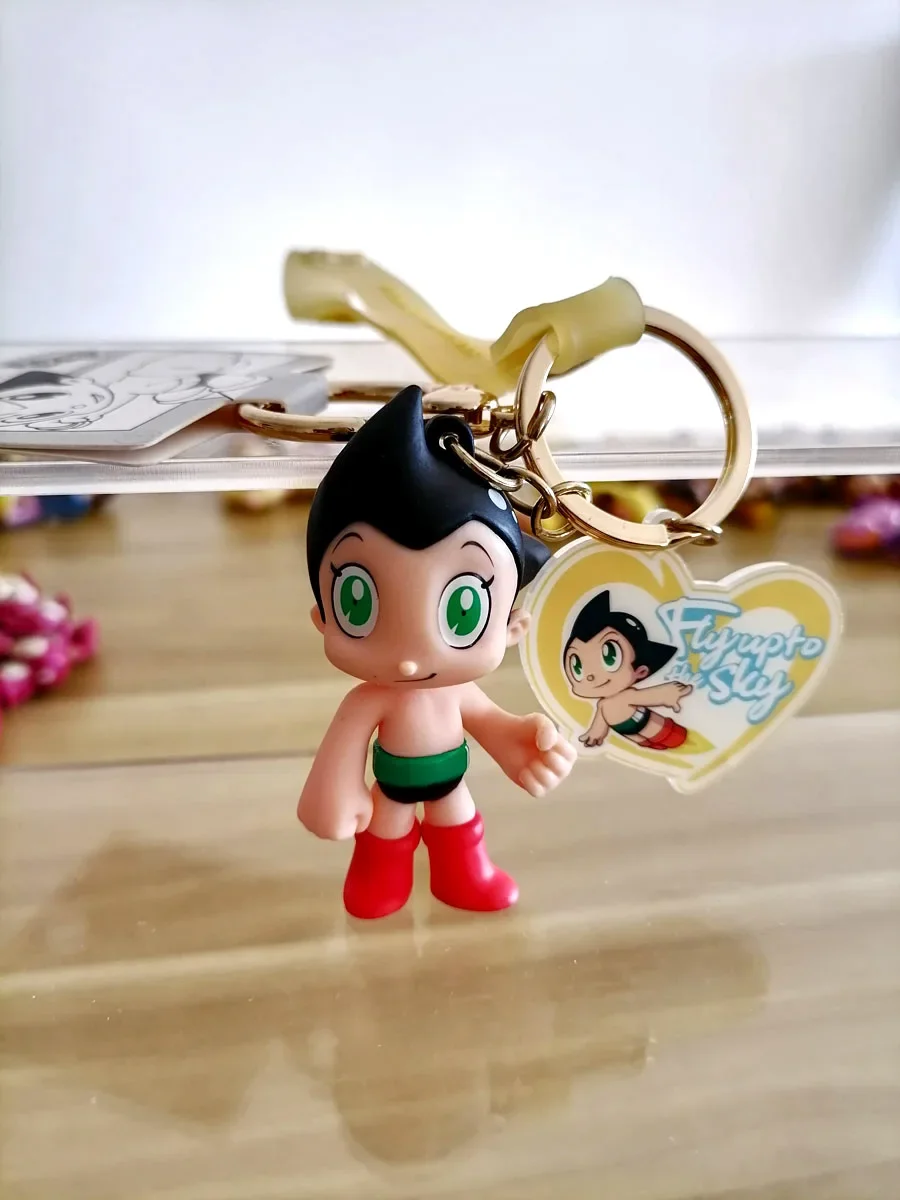 Mighty Atom Pendants Astroboy Tetsuwan Atom Keychain Action Figure Purses Ornaments Collectible Children Gifts