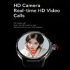 학생용 GT100 스마트워치, 4G 심카드, 안드로이드 시스템, 180 ° 회전 카메라, IP67 방수 시계, GPS 와이파이, 128GB 롬 스마트 워치 4