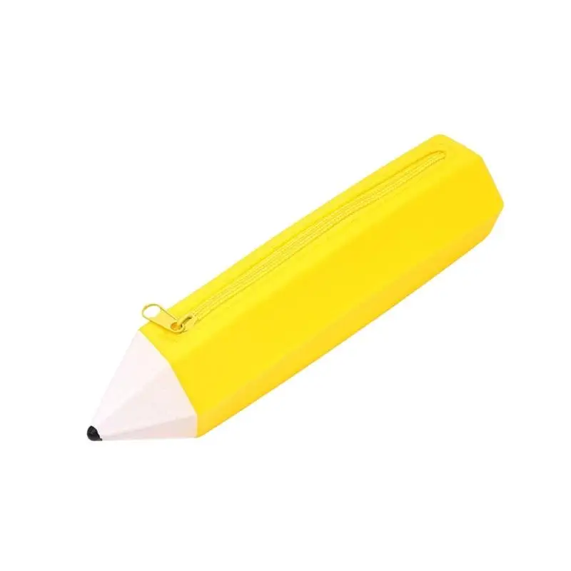 Y1UB Pencil Pen Case Silicone Pencil Case Soft Pen Bag Pencil Box for Girl