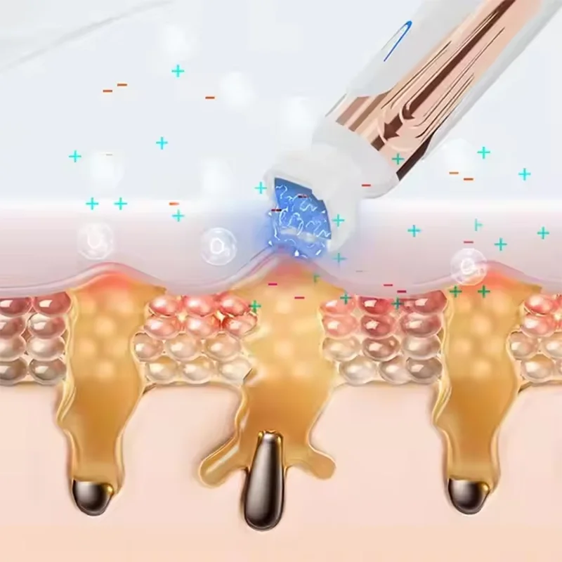 Profesional 9 in 1 Dermabrasi Air EMS Pembersih Wajah RF Hydro Jet Mesin Wajah Penggunaan Salon