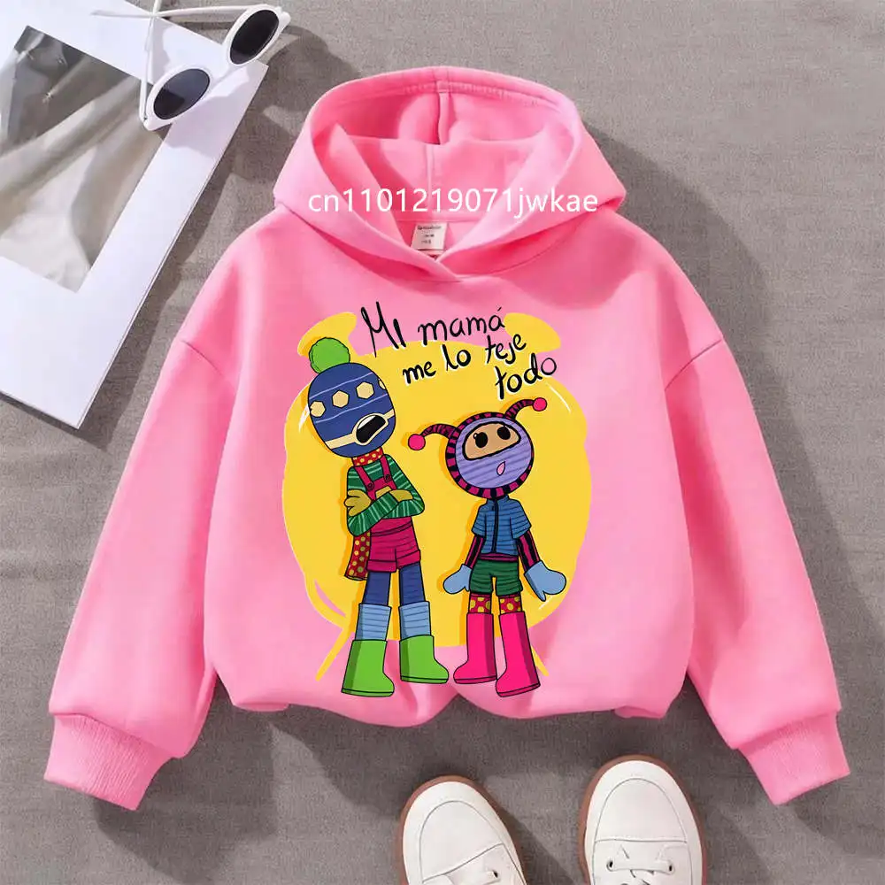 Kids Puppet Graphic Printed Hoodie Boys Girl Sweatshirt News Program 