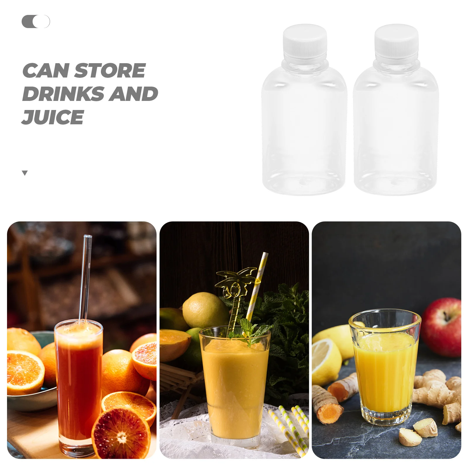 

10Pcs Leakproof Portion Dispenser Bottles 350Ml Portable Juice Bottle for Drinks Milk Juice Tea Empty Reusable Packing Bottle