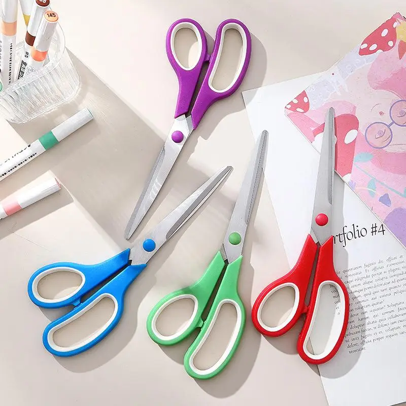 1pcs Stainless Steel Scissors Sewing Tailor Scissors Student Stationery Scissors DIY Handcraft Paper Cutting Sewing Tools