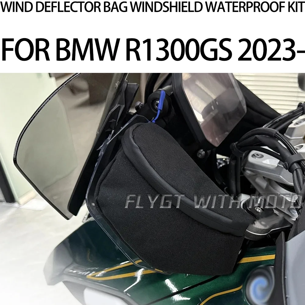 New Motorcycle Accessories Wind Deflector Bags Windscreen Waterproof Tool Bag Kit For BMW R1300GS R 1300 GS 2023 2024 2025