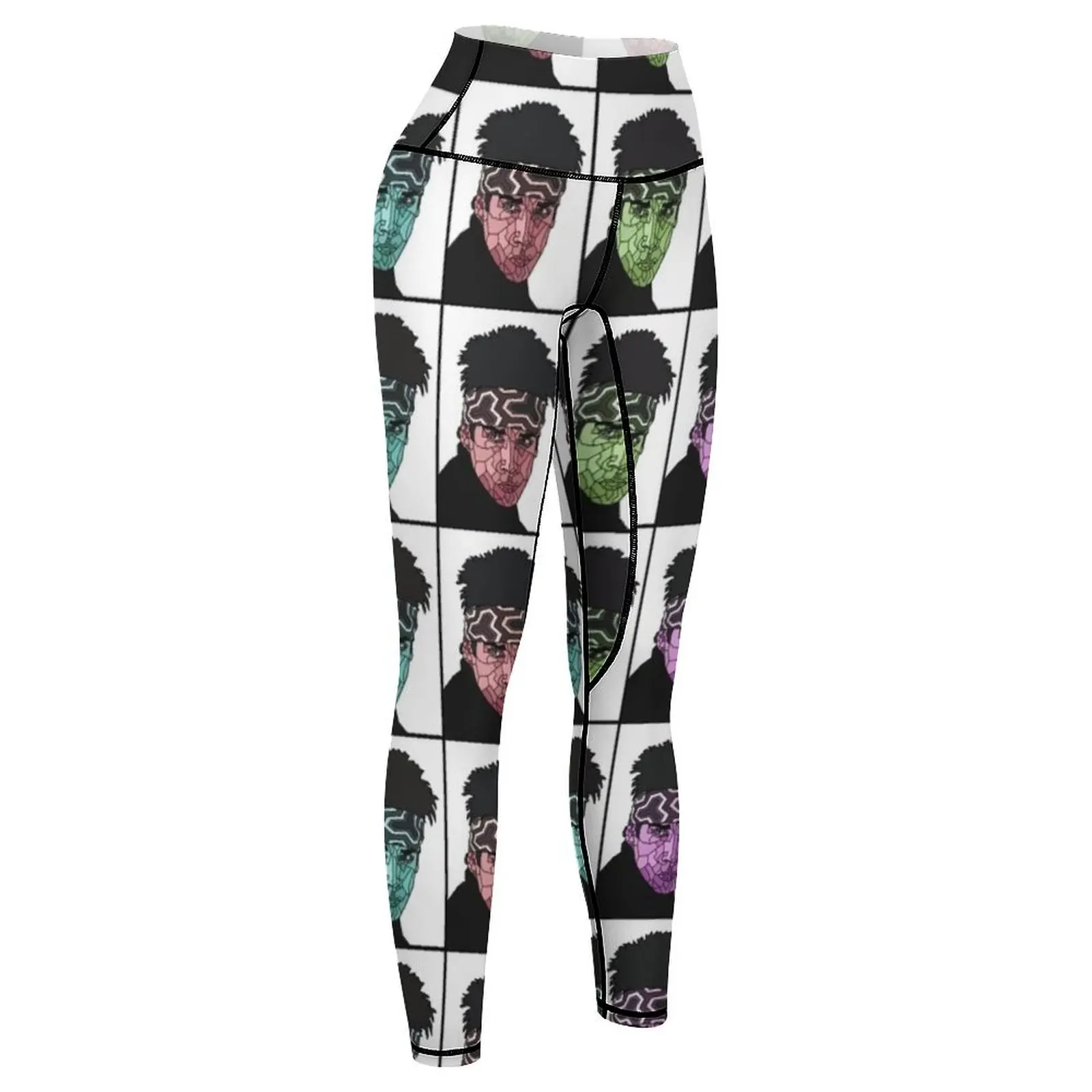 Leggings Zoolander para mulheres, Leggings Esportivos para Ginásio, Push Up Sportswear para Feminino