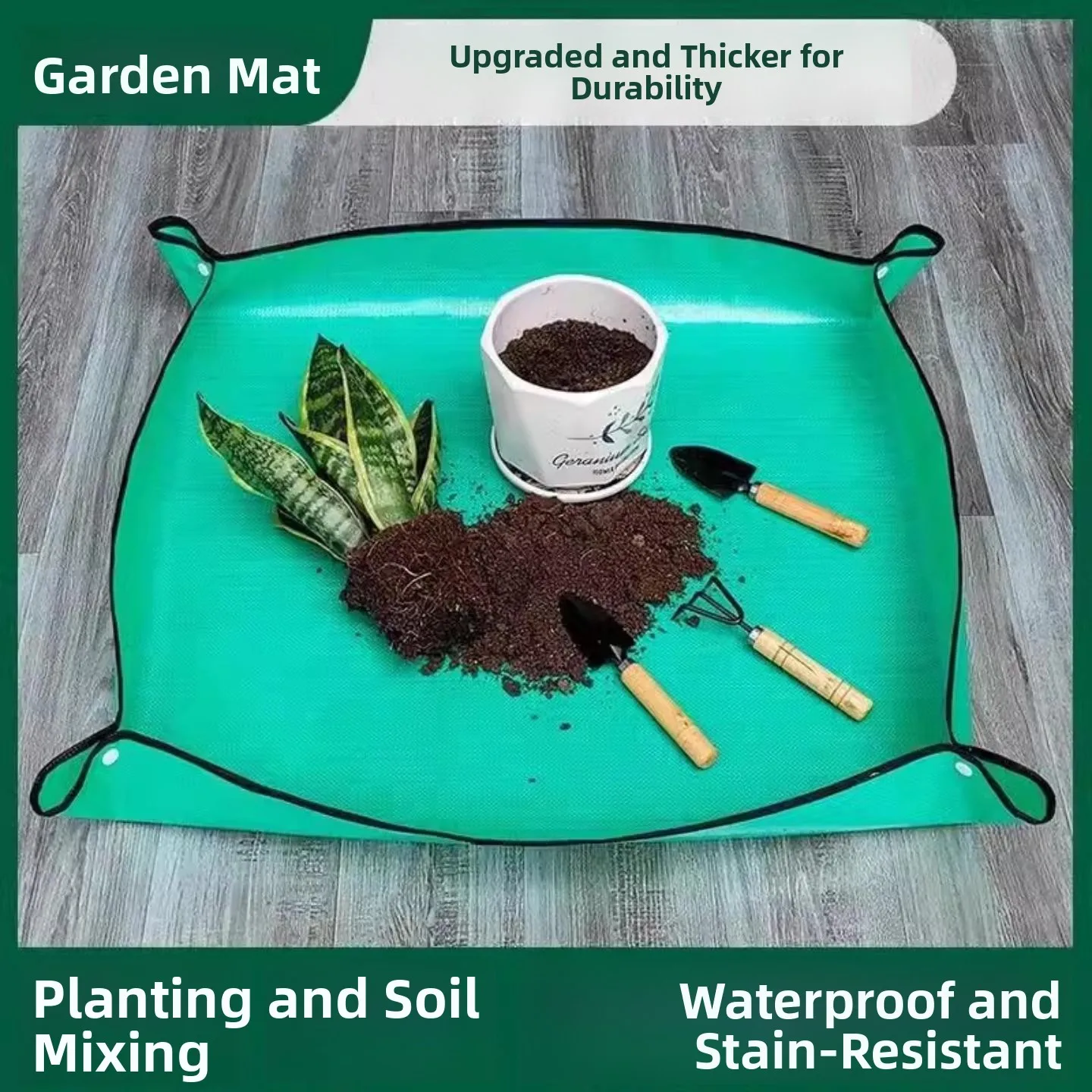 Family Gardening Mat Soil Replacement Pad Planting Flowers Greenery Waterproof Garden Tools Mat Home Outdoor Camping Gear