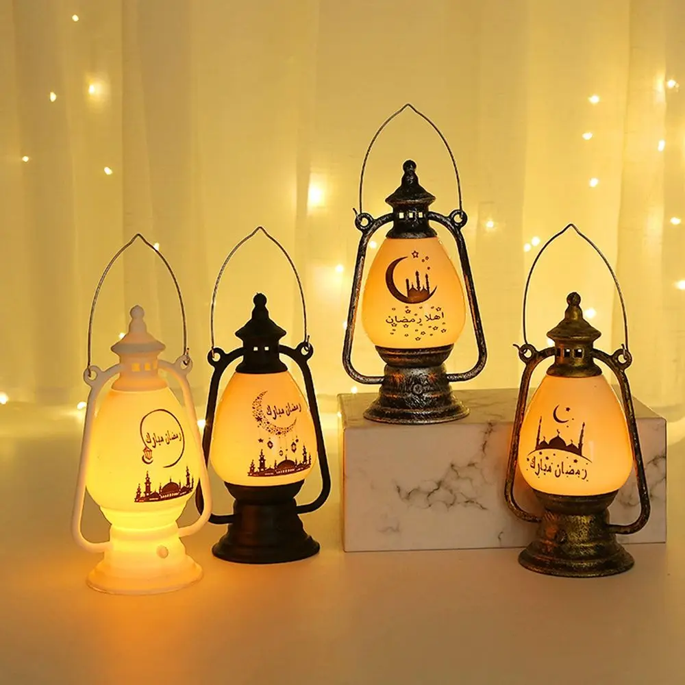 

DIY Gifts EID Home Party For Islamic Muslim Party Supplies Pony Lantern Ramadan Decoration Led Light Wind Lights