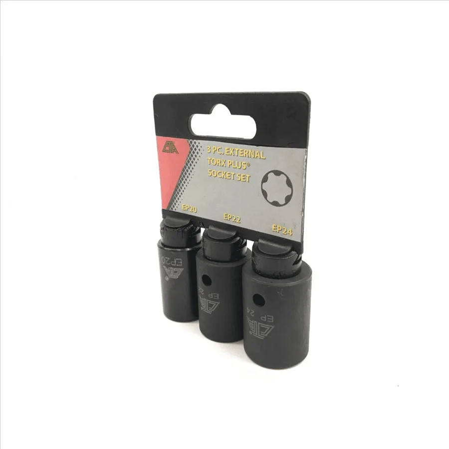 

CTA Tools 9666 3-Piece Torx Plus Socket Set for Automotive Repair and Mechanical Maintenance Black Oxide Finish, Precision Fit,