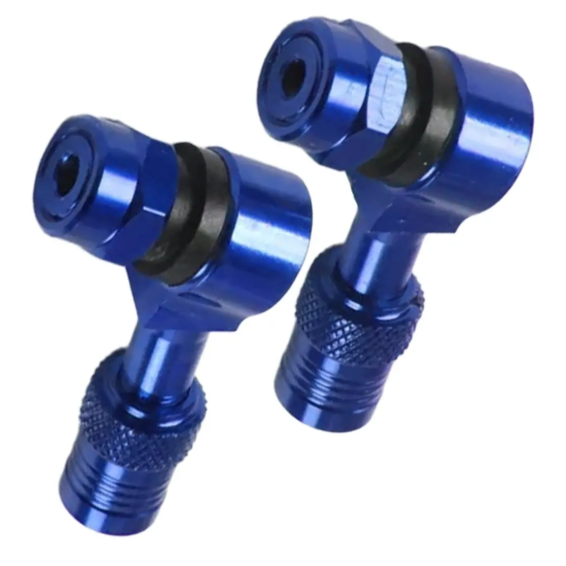 1 Pair Blue CNC Aluminum Alloy Wheel Tire Stem Tubeless Valve Fit for Suzuki Hayabusa GSXR600 GSXR750 GSXR1000
