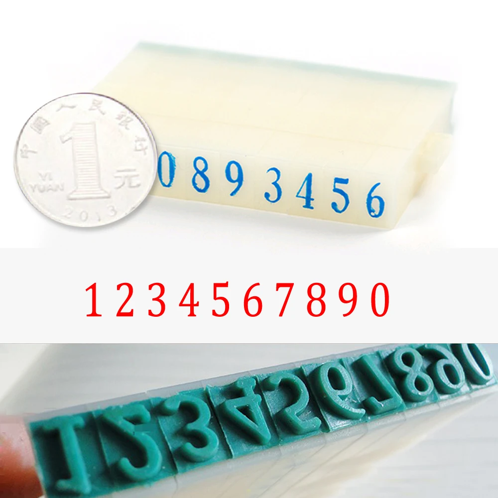 1 Set DIY English Alphabet Letters Numbers Rubber Stamps Symbol Seal Chapter Combination Clear Stamps And Dies Craft Supplies