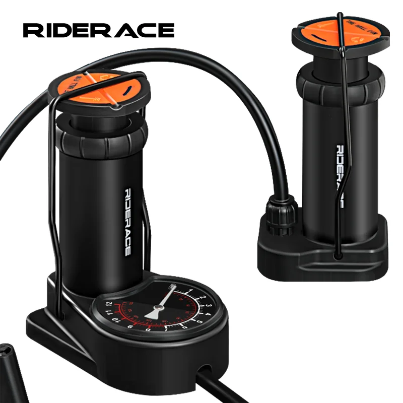 Bomba de pie para bicicleta – Válvulas Presta y Schrader ultraligera - imagen 2