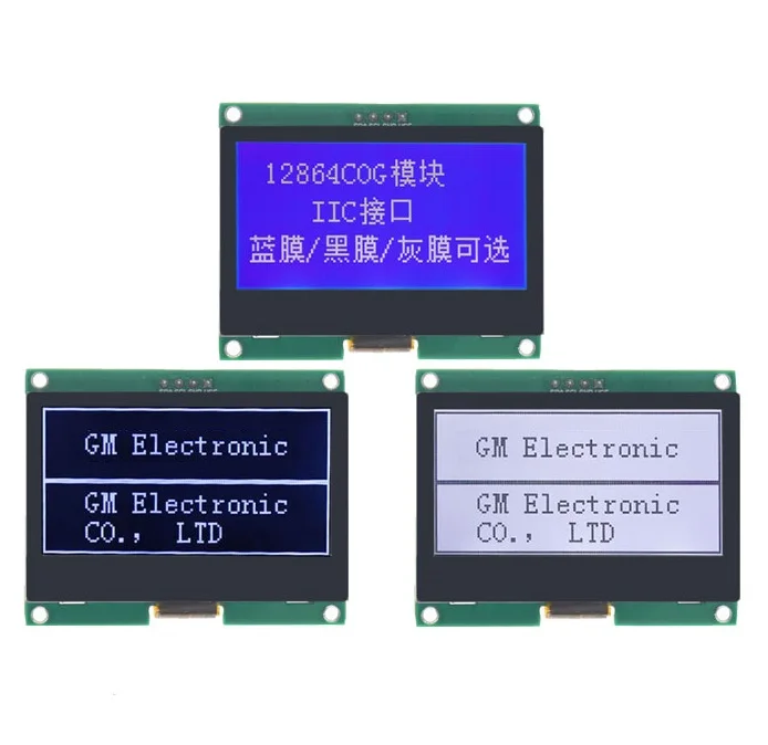 12864 moduł IIC 4P LCD 128X64 I2C ST7567S COG wyświetlacz graficzny plansza LCM Panel 128x64 ekran matrycy punktowej dla Arduino