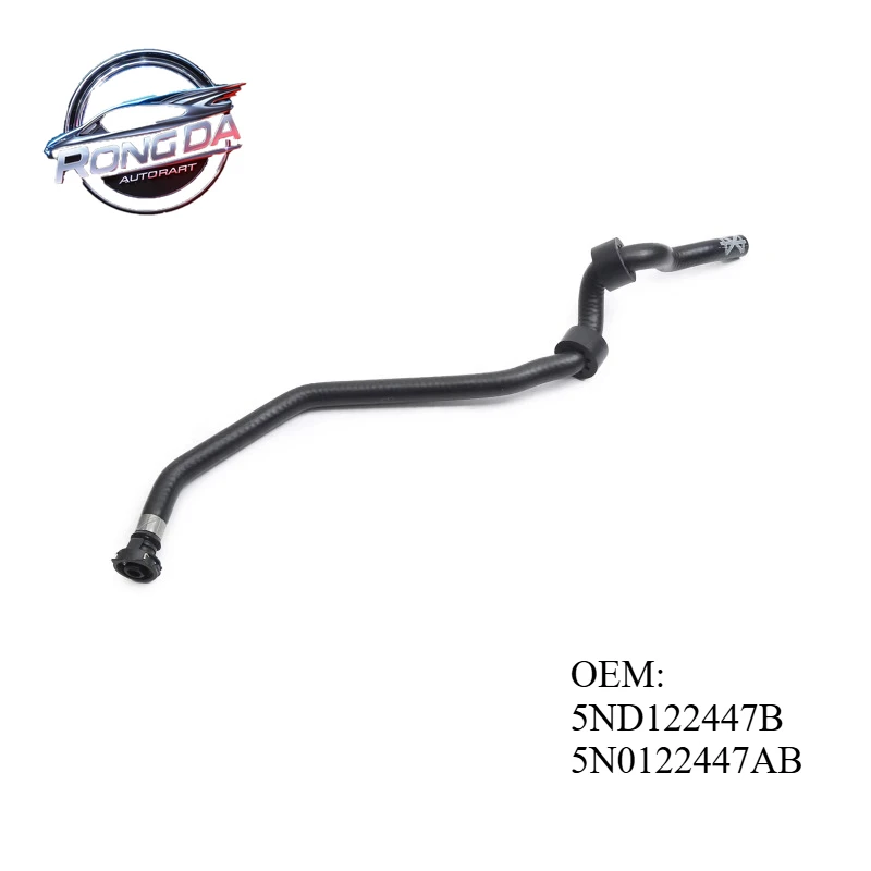 

OEM 5ND122447B 5N0122447AB High Quality Automotive Cooling System Coolant Hose For AUDI Q3 A5 2.0T 2013-2017 Rubber Material