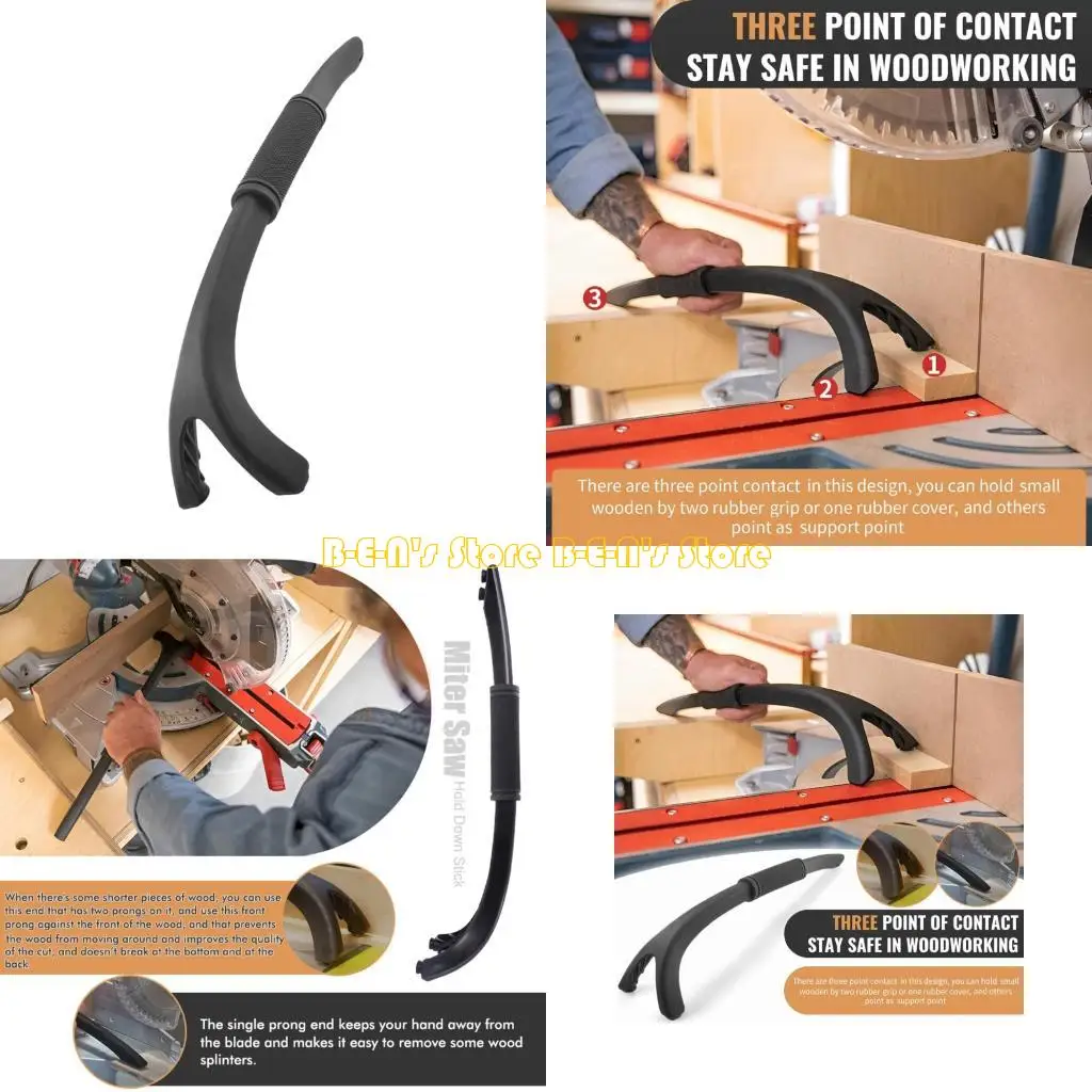 Y1AD Multipurpose Woodworking Push Tool Shock Proof Nylon Fiber Design Secure Cutting Stability Workshop Accessories