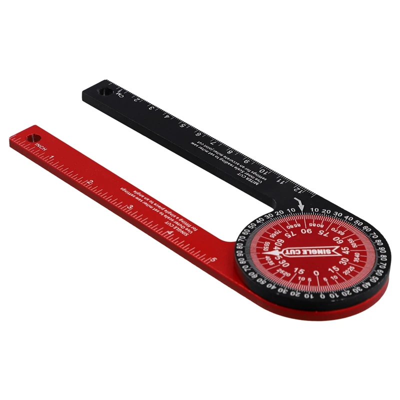 

360 Degree Angle Gauge Woodworking Horizontal Angle Gauge Angle Cutting Locator DIY Angle Ruler Angle Measuring Device