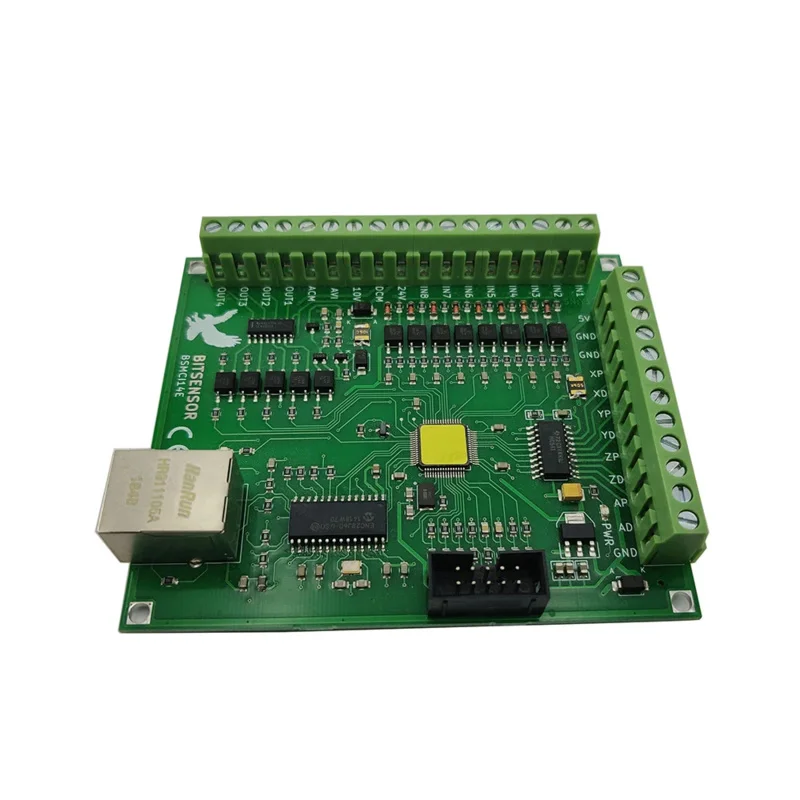 200KHz Mach3 Controller Card Breakout Board for CNC Engraving Machine 4 axis 5axis  Ethernet port