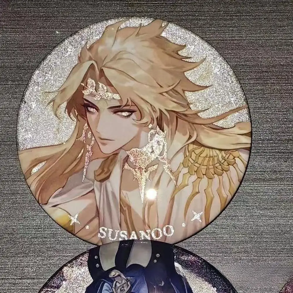 58mm Onmyoji Yamata no Orochi Newest laser badge Reflection Brooch Japanese Anime periphery itabag decoration a birthday present