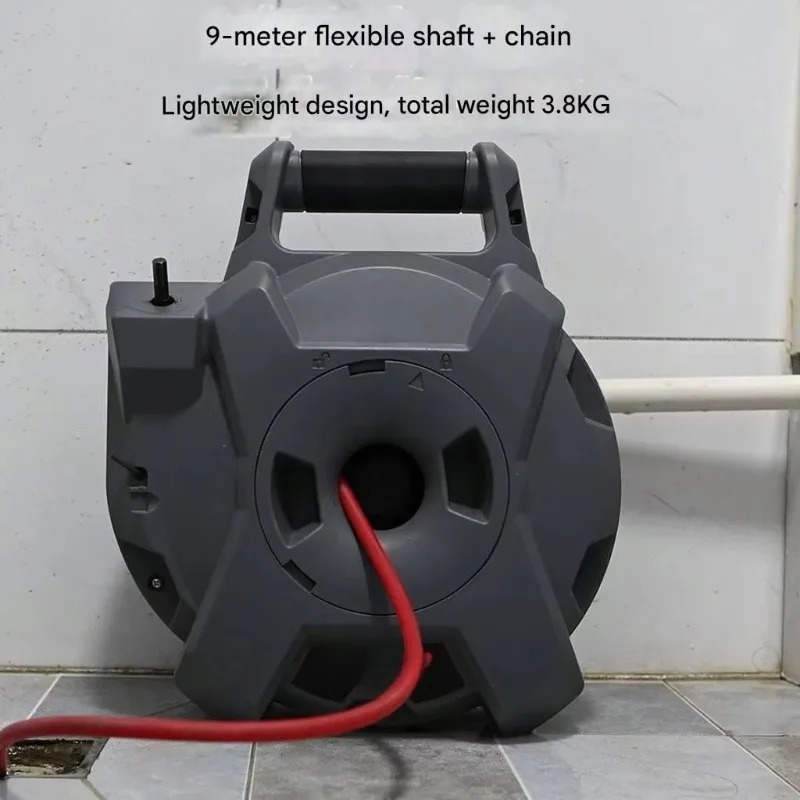 Drain Cleaning Machine Bathroom Pipe Unclogging 30-50mm Pipe Unclogger