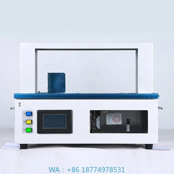 Machine Paper Money Strapping Bundling Machine Table Top Banknote Banding