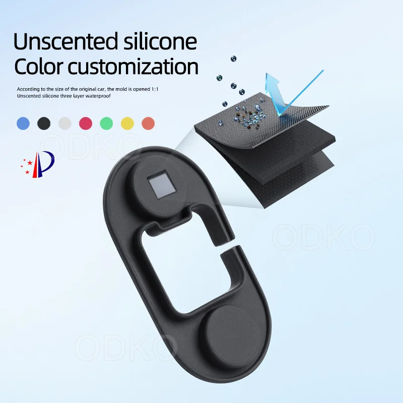 

For VW Lamando L Door Limiter ABS Protection Cover Door Lock Buckle Cover Model Silicone Door Arrester Pads Accessories
