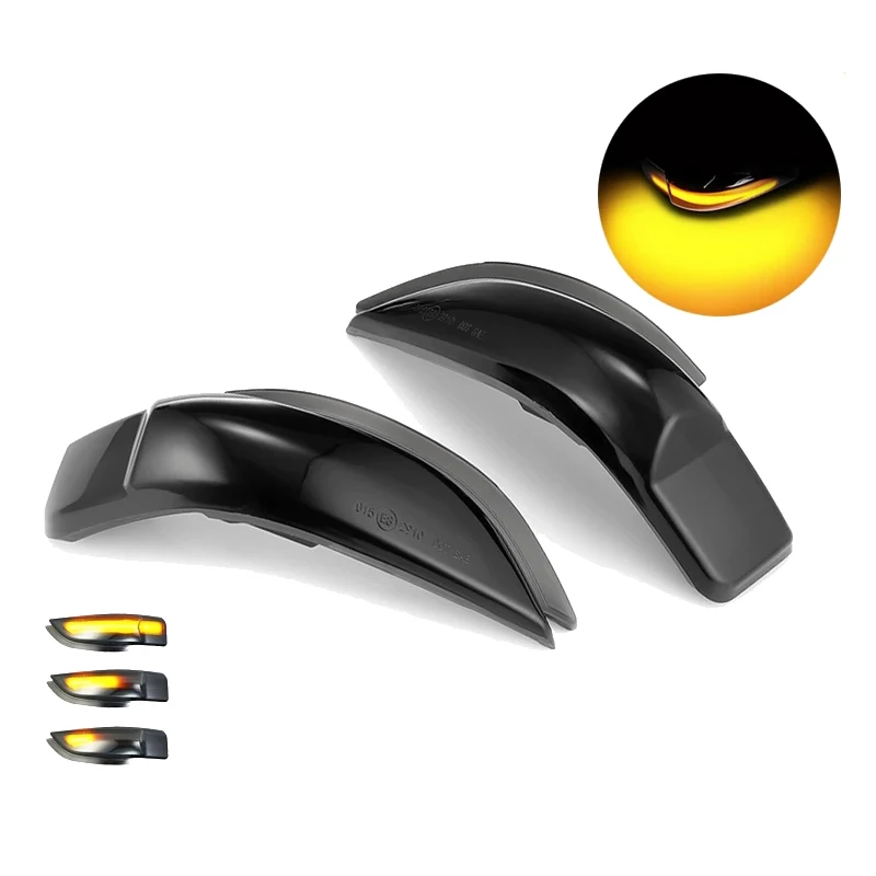 Lampu spion dinamis LED mobil, lampu sein indikator sinyal untuk Toyota Corolla Yaris XP130 Auris E180 Camry Prius