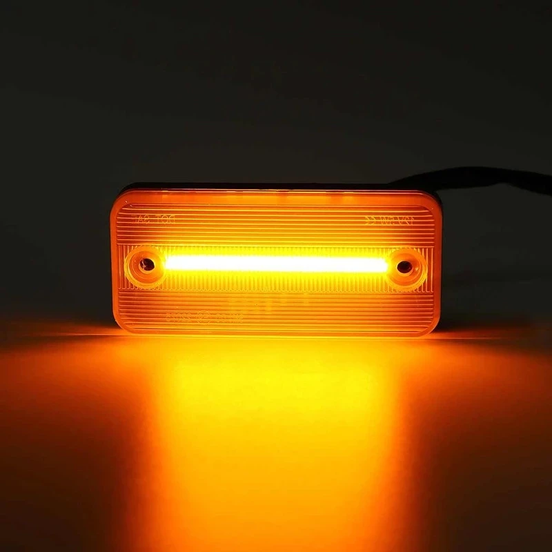 

Innovative 6Pcs Yellow Car LED Side Marker Light Turn Signal Light