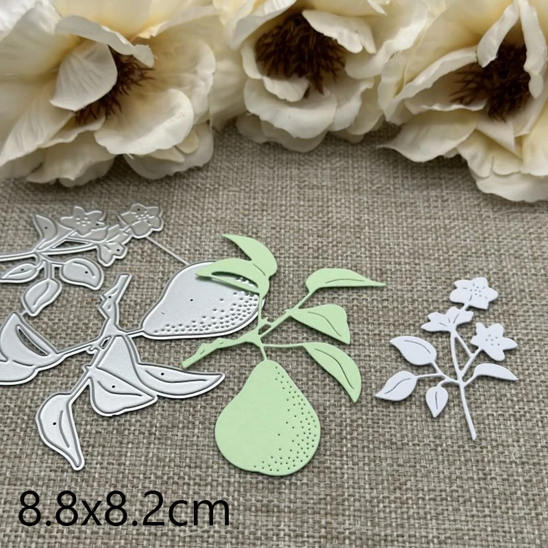 Flowers apple pear series Metal Cutting Dies Stencils Die Cut for DIY Scrapbooking Album Paper Card Embossing