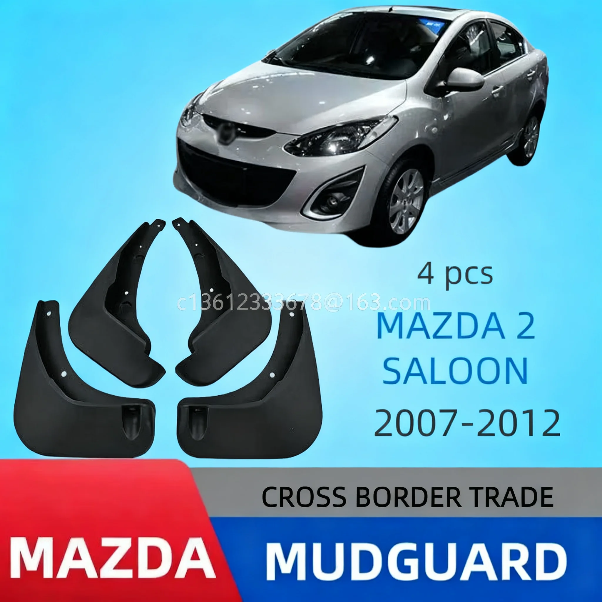 

Fender skin for Mazda 2 sedan (Saloon version) 2007-2012 model