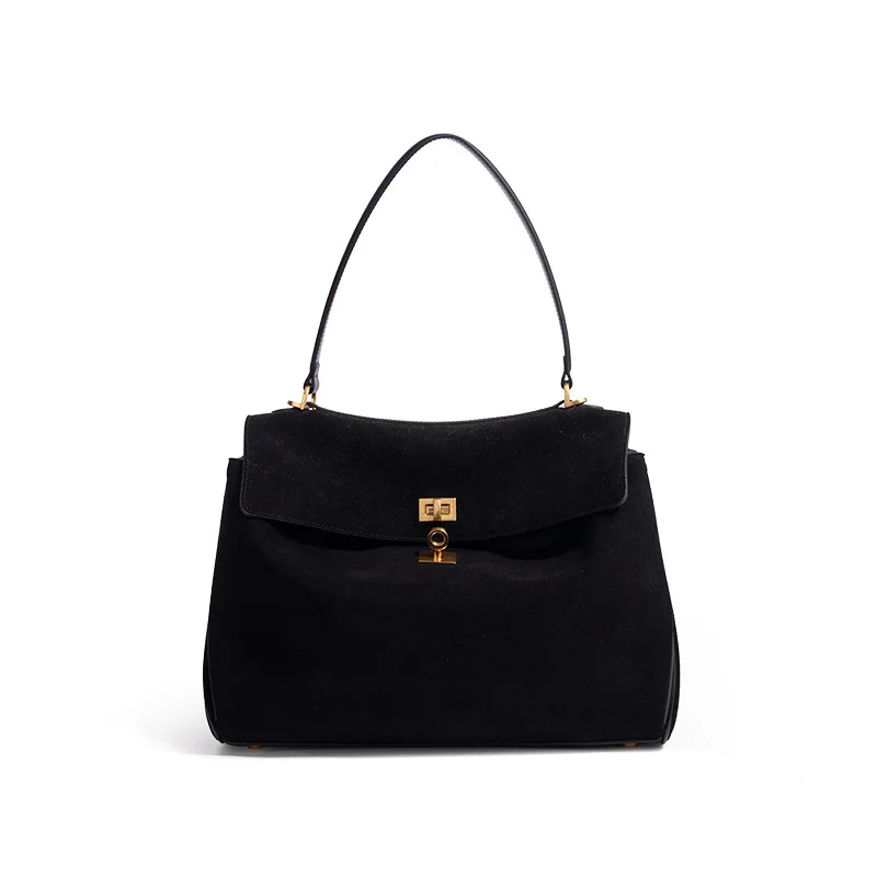 Upgrade Your Outfit with Our 2024 Fall and Winter New Roden Soft Suede Tote - A Sophisticated Bag for Any Occasion