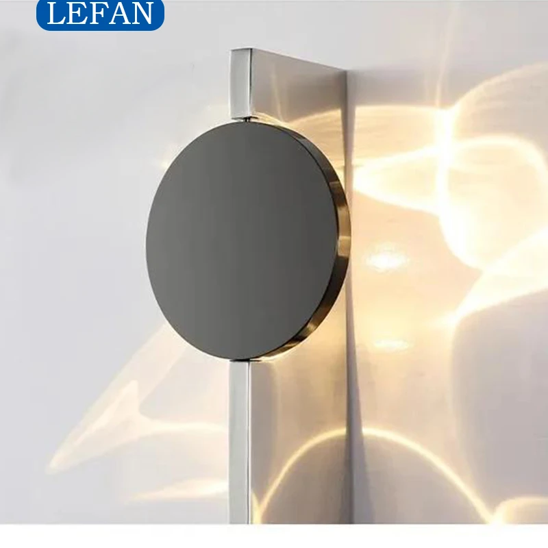 Creative Corrugated Led Wall Light, Nordic Atmosphere Lamp For Bedroom Bedside, Aisle, Corridor