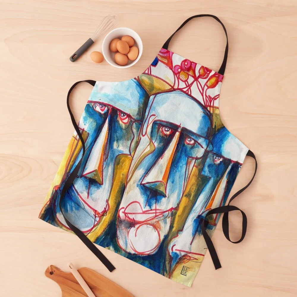 

Caras Largas by Ramon Leon Apron waiter Home And Kitchen Apron