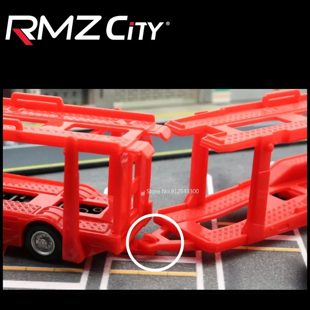 RMZ City 1/64 SCANIA BMW SCANIA Mini Scale Train Model Toy Alloy Diecast Simulation Transport Vehicle Series Toy CarSet Boy Gift